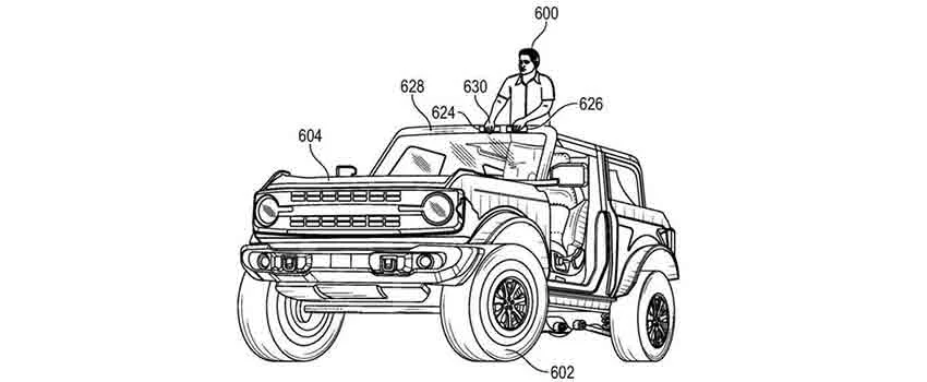 Ford Bronco Arriva Il Brevetto Per La Guida In Piedi