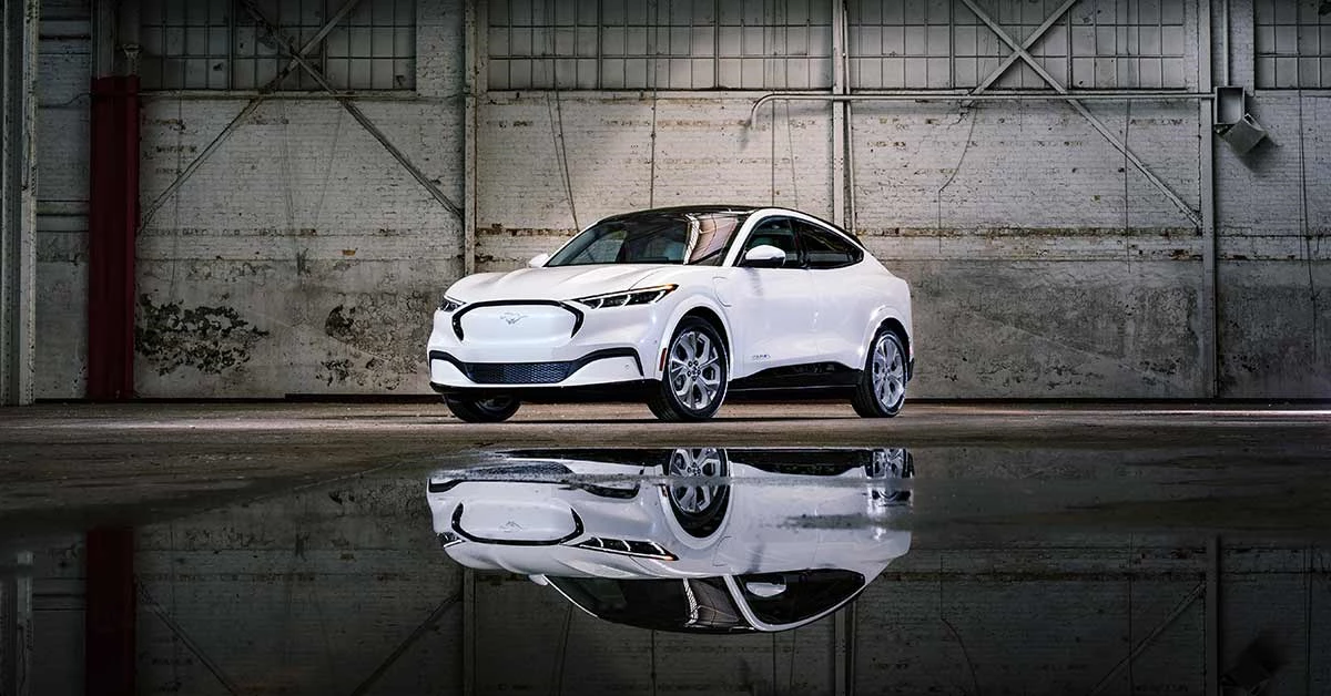 Ford Mustang Mach E White