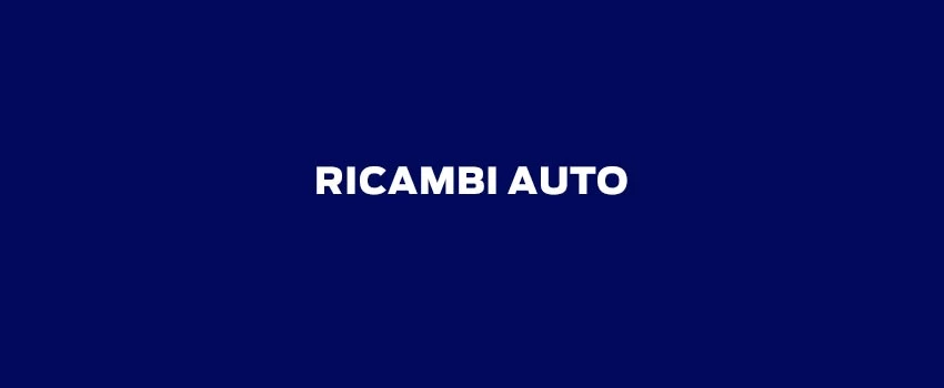 RICAMBI AUTO