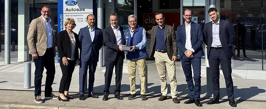 Premiazione Ford Italia Per Soddisfazione Piu Alta Soddisfazione Alla Clientela